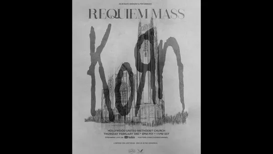 Korn 2022-02-03 Los Angeles, CA, USA - Hollywood Methodist Church - Requiem Mass (Webcast 1080p)