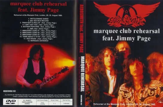 Aerosmith with Jimmy Page - 1990 - Live at the Marquee Club