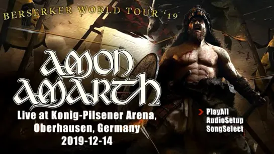 Amon Amarth Konig-Pilsener Arena,  Oberhausen, Germany,  2019-12-14