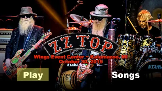 ZZ Top Wings Event Center Kalamazoo, MI October 30, 2019