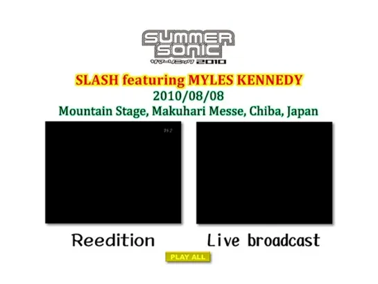 Slash - Summer Sonic 2010