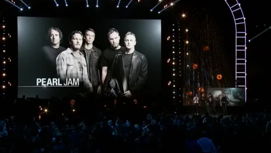 Pearl Jam 2017 Rock and Roll Hall Of Fame