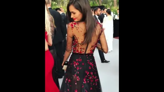 Gizele Oliveira in Yanina Couture at amFAR