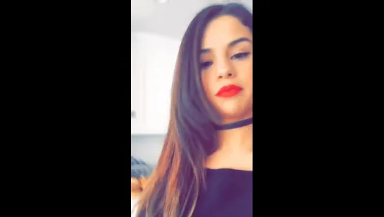 February 23: Selena’s video on snapchat (3)