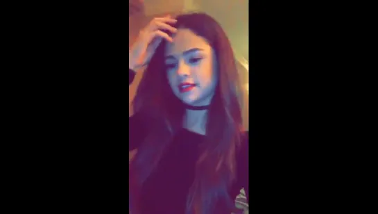 February 23: Selena’s video on snapchat (1)