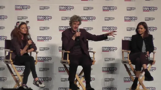 Dallas Comic Con - FanExpo June 2016 - Capaldi-Coleman-Gomez