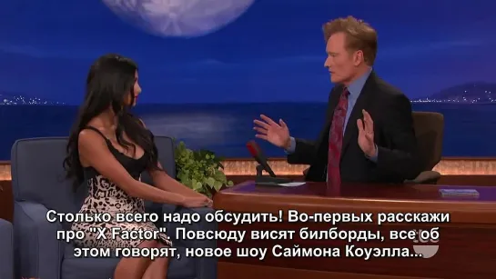 Conan show — Nicole Scherzinger / Николь Шерзингер на шоу Конана (rus sub)