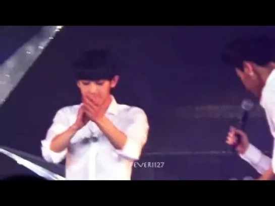 |FANCAM| 140823 The Lost Planet in Singapore @ EXO Ice Bucket Challenge (Chanyeol focus)