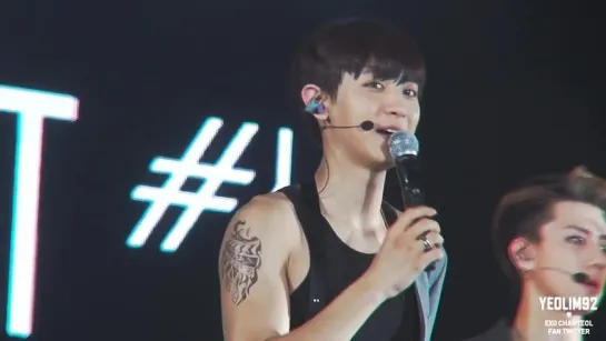 |FANCAM| 140727 The Lost Planet in Changsha @ Talk Segment (Chanyeol focus)