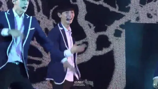 |FANCAM| 140802 The Lost Planet in Xi'an @ EXO - Wolf (Chanyeol focus)