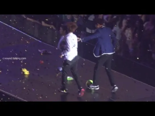 |FANCAM| 140719 The Lost Planet in Shanghai @ Chanyeol aka The Greatest Soccer Player Of All Time