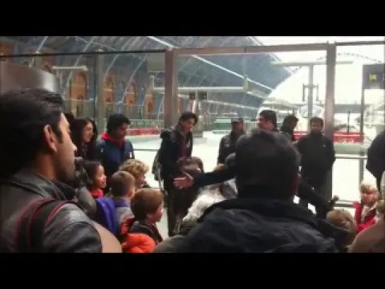 Shahrukh Khan @ St Pancras Station, London, UK