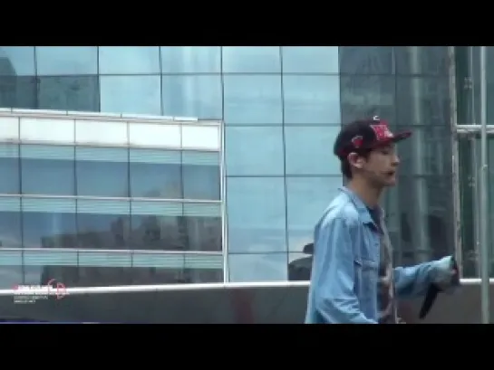 |FANCAM| 131006 Gangnam Hallyu Festival Rehearsal (Chanyeol focus)