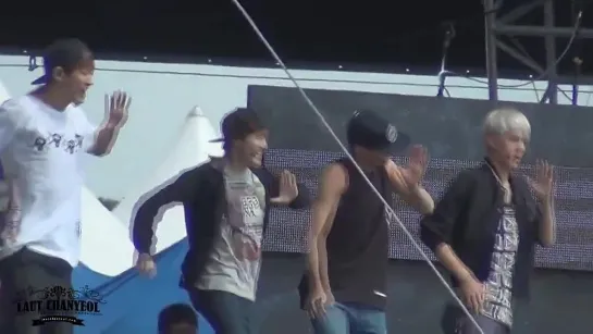 |FANCAM| 130914 Sky Festival Rehearsal (Chanyeol focus)