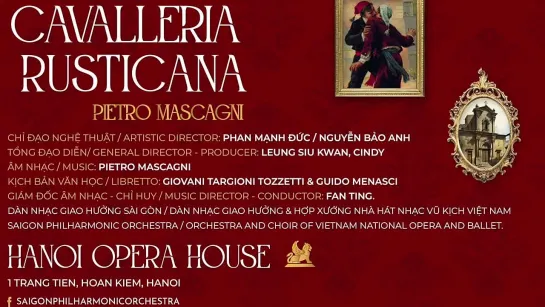 Mascagni - Cavalleria Rusticana - Hanoi Opera House 15.04.2023