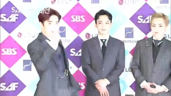 [RED CARPET] 161226 EXO 엑소 - The last ^^ @ 2016 SBS 가요대전 Gayo Daejun