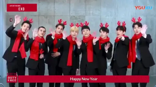 171224 Lotte Duty Free - #EXO Christmas Greeting