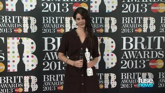 20 февраля 2013: Лана в пресс-руме «BRIT Awards»