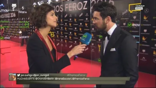 “@alexdelaIglesia siempre me transforma. El baile de 'Bombero' marcará una época”. @mario_casas_ #PremiosFeroz