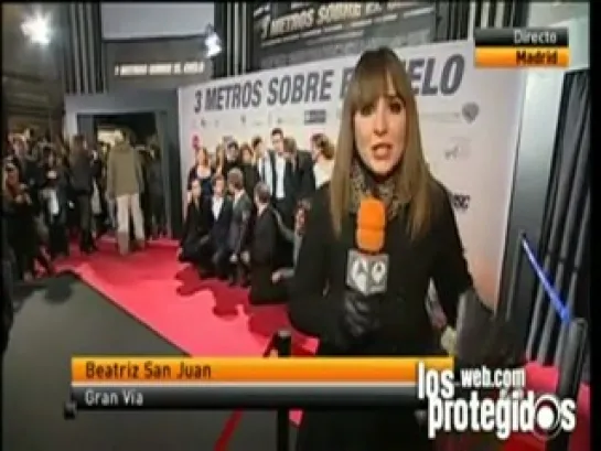 Mario Casas y Maria Valvarde  en el preestreno de “3MSC” (Antena 3 Noticias)