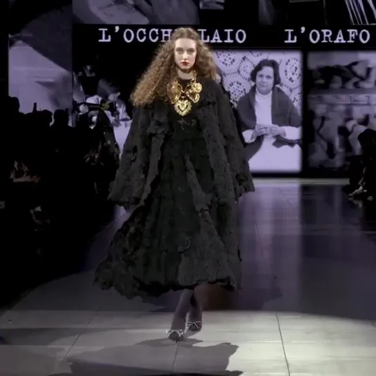 The DG - FattoAMano Women's Fall Winter 2020/21 Fashion Show.