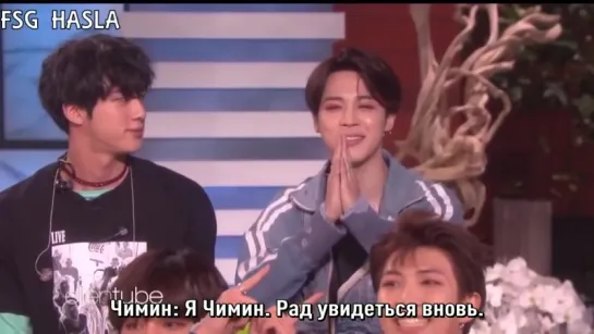 [RUS SUB] BTS Ellen Show preview