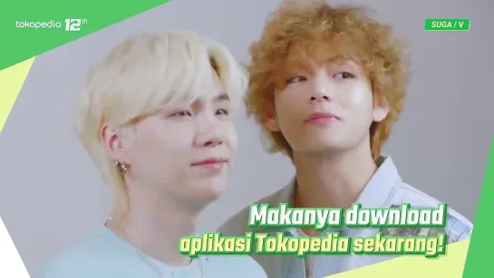 Suga & Taehyung for Tokopedia