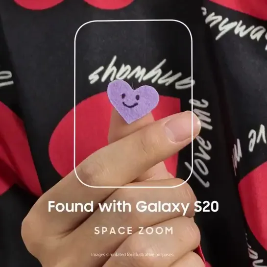 BTS V shows us how you can zoom in to what you love with the GalaxyS20 Series. - Learn abo