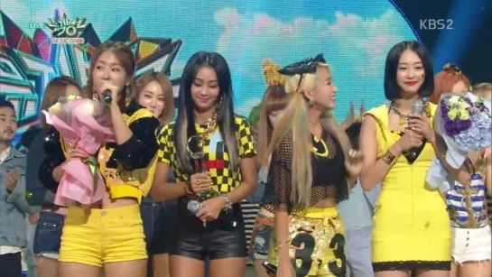 150710  SISTAR  - No.1 (2nd Win) + Encore @ KBS MUSIC BANK