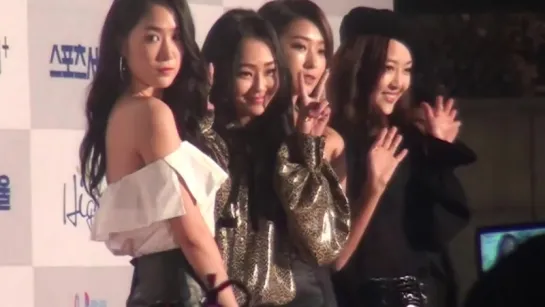 [FANCAM] 160114 SISTAR - Red Carpet @ The 25th Seoul Music Awards