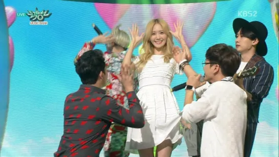 [PERF] Super Junior (feat. Yoona) - Love at First Sight (150717 / Music Bank)