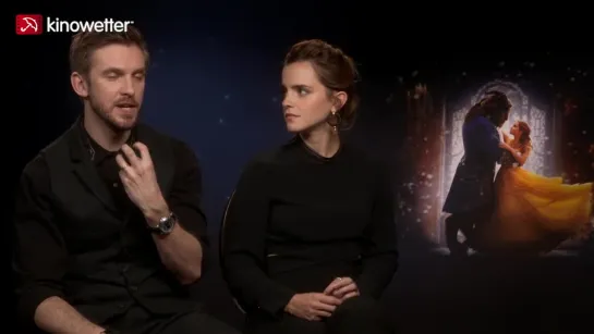 Interview Dan Stevens  Emma Watson BEAUTY AND THE BEAST