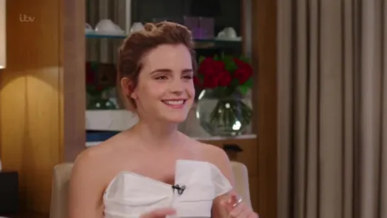 Emma Watson Talks Becoming Belle And Feminist Books!  Lorraine