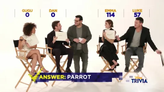 Beauty and the Beast Cast Plays Disney Trivia