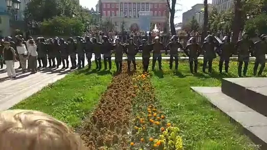 Московская жара. 27 июля 2019 года. Гражданский протест. 13.