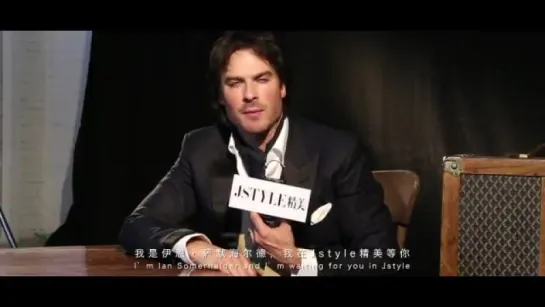 Ian Somerhalder photoshoot for #Jstyle  Китай