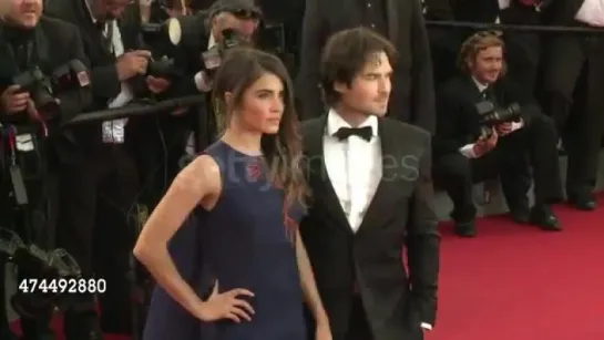 Nikki Reed with Ian Somerhalder in Cannes