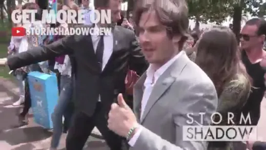 EXCLUSIVE - Newly-weds Ian Somerhalder and Nikki Reed on the Croisette in Cannes