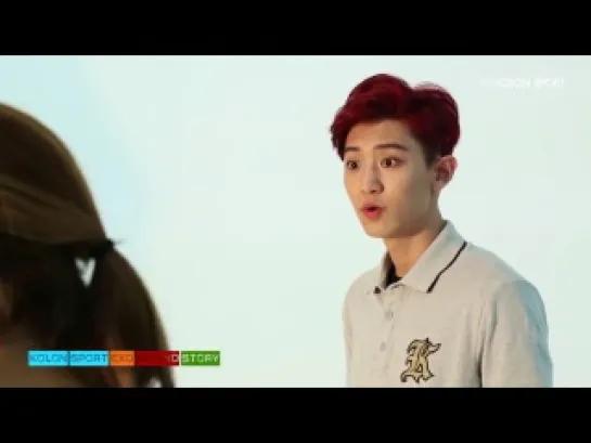 140701 EXO Summer Edition T-Shirts (Behind the Scenes) @ Kolon Sport