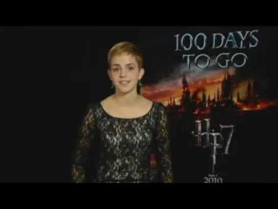 Emma Watson announces Harry Potter countdown (100 tickets to the London Premiere to win)