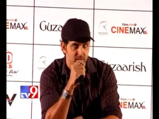 Hrithik Roshan promotes Guzaarish in Ahmedabad