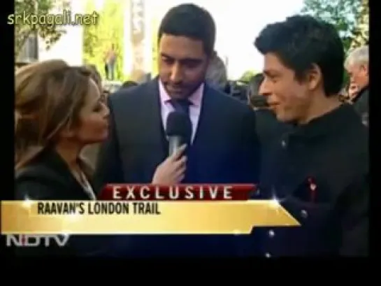 Shahrukh And Abhishek (Red Carpet ) Raavan Premiere