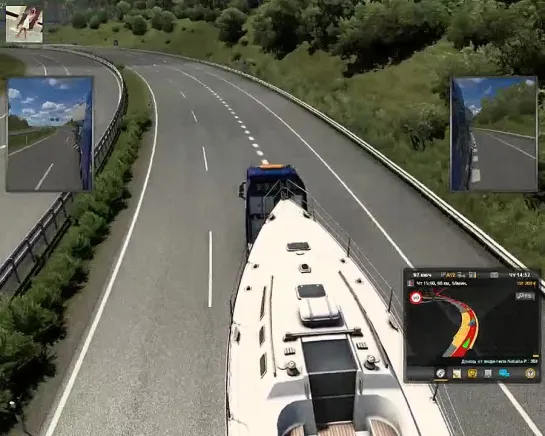 186-Euro Truck Simulator 2 - КОНВОИ 1 -Ольга Дальнобойщик-Пярну-А-Корунья(22.11.2021)(3908 км)