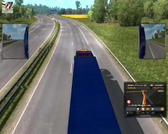 166-Euro Truck Simulator 2 ONLINE 45-Ольга Дальнобоищик-Бордо-Санкт-Петербург(30.05.2020)(3274 км)