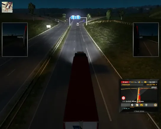 110 - Euro Truck Simulator 2 - Ольга Дальнобоищик - Напроч набухалась 6 - Трезвая довезла !!!