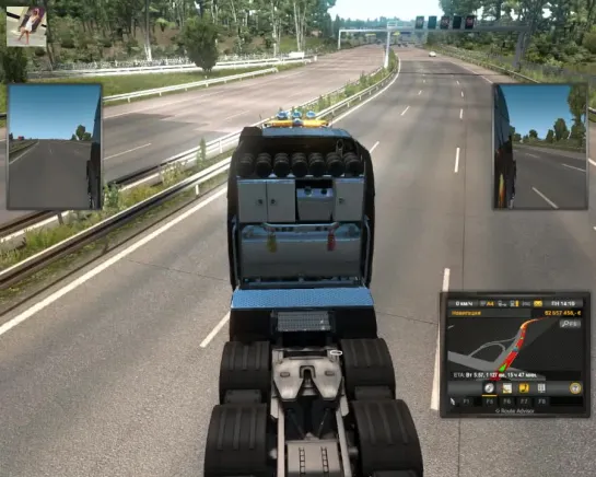 75 - Euro Truck Simulator 2 - Ольга Дальнобоищик - Оля прокатилась с ветерком 06.01.2019! )))