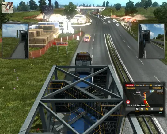 59 - Euro Truck Simulator 2 - Ольга Дальнобоищик - Лестничная конструкция и Силос