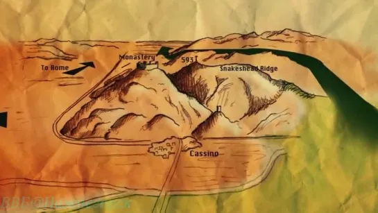 BBC «Сражения Второй мировой войны (1). Сражение под Монте-Кассино (1944)» (Документальный, 2001)