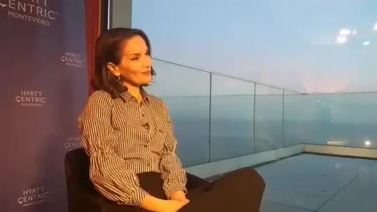 Natalia Oreiro - Interview about Re Loca - Montevideo - 28.6.2018