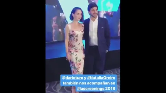 #NataliaOreiro en los Angeles, en la presentación de #Grisel